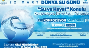 MASKİ, “Su ve Hayat” Konulu Yarışma Düzenliyor