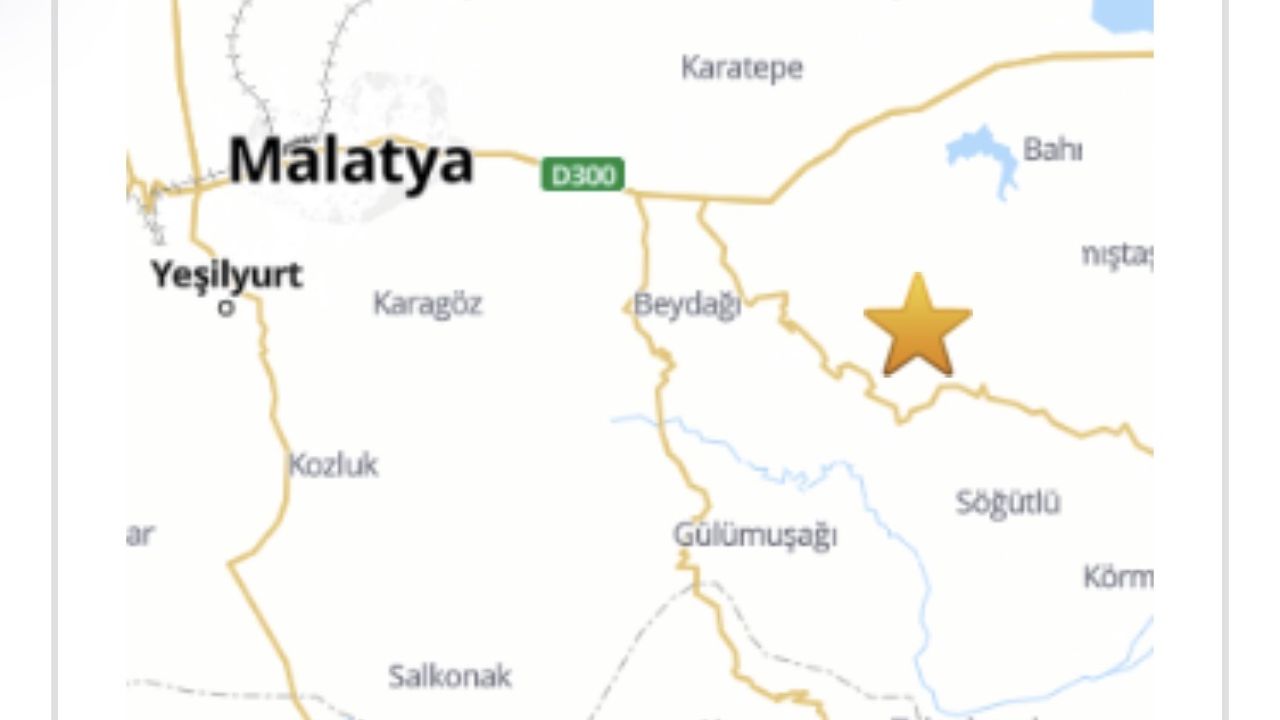 Battalgazi’de 4.0 Büyüklüğünde Deprem