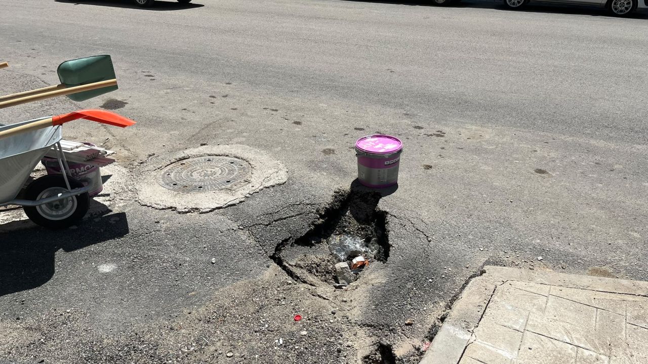 Yüklenici Firma Tarafından Yapılan Yolda Çökme: Tevfik Temelli Caddesi’nde Tepkiler Yükseliyor