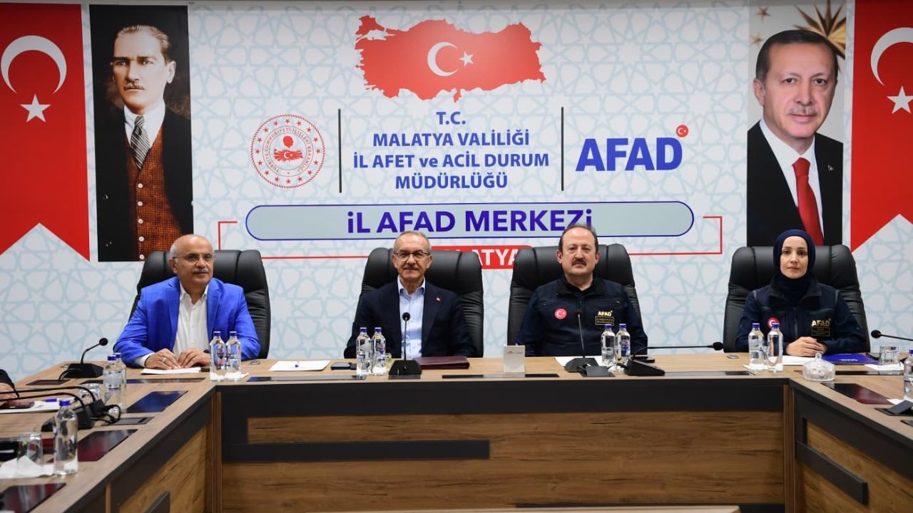 AFAD Koordinasyon Toplantısında Malatya’nın Yeniden İnşa Süreci Değerlendirildi